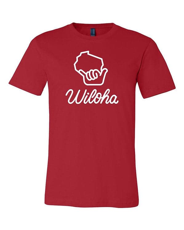 Wiloha Unisex T-Shirt in Red